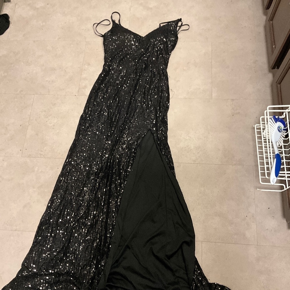 A black dress